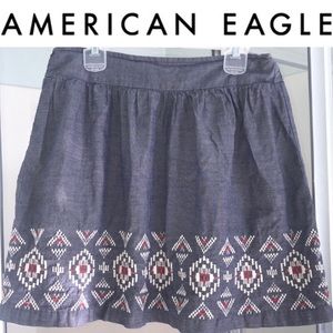 American Eagle festive skirt